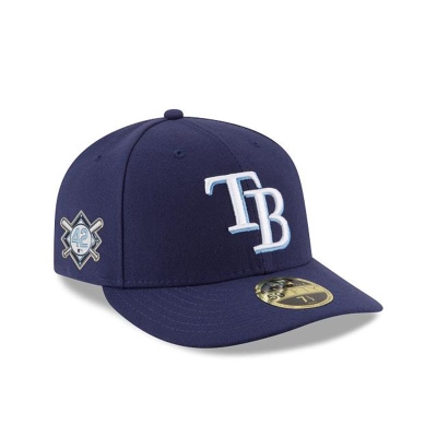 Tampa Bay Rays Gorra | New Era MLB Jackie Robinson Day Low Profile 59fifty Fitted Cap Mexico - Azules